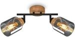 BRILONER &ndash; Deckenlampe, Deckenleuchte, Lampe, Rauchglas, Schwenkbar,