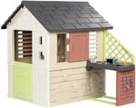 Smoby - Life Natura Ger&auml;tehaus mit K&uuml;che, ab 2 Jahren, mit Zubeh&ouml;r,...