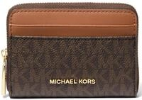 Michael Kors 32T4GJ6Z5B-252 SM ZA COIN CARD CASE Women BRN/ACORN Size One Size