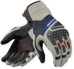 Revit Sand 5 Motorrad Handschuhe, silber/rot, S