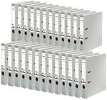 FALKEN 25x Recycolor Umwelt-Ordner &Ouml;ko 5 cm schmal DIN A4 grau | Made in Germany