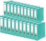 FALKEN 20x PP-Color Kunststoff-Ordner 8 cm breit DIN A4 t&uuml;rkis