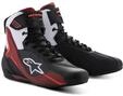 Alpinestars Faster-4 Motorrad Schuhe, schwarz/rot/wei&szlig;, 9