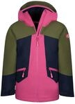 Trollkids Girls Rauland Jacket 152, Dusky Olive/Light Magenta
