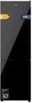 Cecotec Kombi-K&uuml;hlschrank Bolero CoolMarket Combi 250 Black Glass E. Energieklasse E