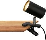 BRILONER - Schreibtischlampe mit Kabelschalter, schwenkbar, Stecker, Leselampe,