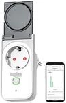 Luminea Home Control Zeitschaltuhr Outdoor: Outdoor-WLAN-Steckdose,