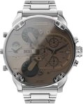 Diesel Herrenuhr Mr. Daddy 2 57mm Silberner Edelstahl, DZ7482