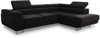 Sofnet Ecksofa Caris mit Schlaffunktion und einstellbare Kopfst&uuml;tzen,...