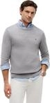 Tommy Hilfiger Herren Pullover Essential Cotton Crew Neck aus Baumwolle