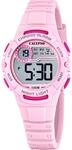 Calypso Kinderuhr Digital - Kautschuk Rosa - Wasserdicht 10 ATM - Datum & Kalender