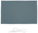 Relaxdays Sonnensegel rechteckig, BxT: 2 x 3 m, wasserabweisend, grau