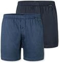 Schiesser Herren 2 Pack Boxershorts Baumwolle Jersey weich Multipack - Jerseyboxer,