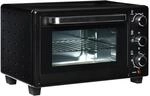 HOMCOM Mini Backofen 21L 1400W 100-230℃ 60 Min. Timer mit Fenster Schwarz