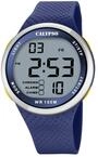 Calypso Uhr Digital Herren aus Kautschuk Blau Sport-Herrenuhr | Wasserdicht 10 ATM