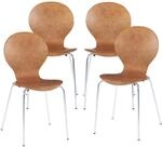 [en.casa] Esszimmerst&uuml;hle 4er Set Etne St&uuml;hle f&uuml;r Esszimmer K&uuml;chenst&uuml;hle