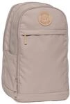 Beckmann, Rucksack Urban Beige, f&uuml;r Schule Uni Arbeit Freizeit, mit extra