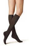 KUNERT Damen Kniestr&uuml;mpfe Fly&Care&reg; st&uuml;tzend brown-mel. 41/42