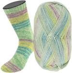 LANA GROSSA Meilenweit 100 Merino extrafine Luna | Hochwertiges Sockengarn,