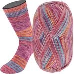LANA GROSSA Meilenweit 100 Merino extrafine Luna | Hochwertiges Sockengarn,