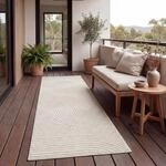 Paco Home Teppich Outdoor Wetterfest, Moderne abstrakte Boho Designs mit 3D...