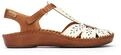 Pikolinos Halboffene Schuhe in Leder P. Vallarta f&uuml;r Frauen Farbe NATA