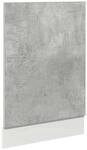 vidaXL Geschirrsp&uuml;lerblende Lyon Betongrau 45x3x67 cm Holzwerkstoff,
