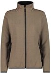 CMP - Damen Knit Tech Fleecejacke, Sesam-Antracite, 42