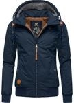Ragwear Damen warme Winterjacke mit abnehmbarer Kapuze Jotty Winter Intl Navy22 Gr. M