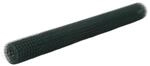 vidaXL Drahtzaun Stahl mit PVC-Beschichtung 10x1,5 m Gr&uuml;n