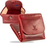 MATADOR Portemonnaie Damen Klein Leder Wien Mini Geldb&ouml;rse mit edler Geschenk Box,