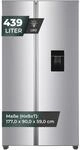 YUNA Side by Side Serebro Grande SBS-E 439 Liter | NoFrost | Wasserspender mit
