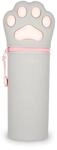 LEGAMI - Kawaii 2-in-1 Schulm&auml;ppchen aus weichem Silikon, Kitty Paw-Thema,