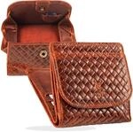 MATADOR Geldb&ouml;rse Herren Klein Leder Wien Mini Geldbeutel mit edler Geschenk Box,