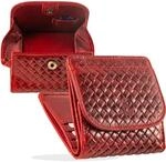 MATADOR Portemonnaie Damen Klein Leder Wien Mini Geldb&ouml;rse mit edler Geschenk Box,