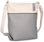 Zwei Damen Umh&auml;ngetasche Jana J12 Crossbody Bag 9 L Handtasche Bicolor Canvas-Stil