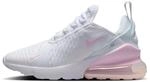 Nike Kinder Air Max 270 (Gs) Schuhe, White/Pink Foam -Lt Smoke Grey, 36