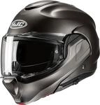 HJC, Modularer Motorradhelm F100 UNI Semi Flat Titanium, XS