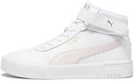 PUMA Damen Carina 2.0 Mid Turnschuhe, Puma White Frosty Pink Puma Gold, 37 EU