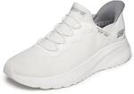 Skechers Herren Hands-Free Slip-In Bobs Squad Chaos Daily Hype Sneaker, Off White