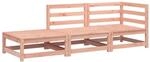 vidaXL Gartensofa 2-Sitzer, Modular Sofa mit R&uuml;ckenlehne, Gartensessel Ecksofa...