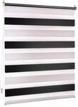 Victoria M. Doppelrollo Klemmfix ohne Bohren, 45 x 150 cm (BxH) Schwarz - Wei&szlig;,