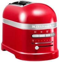 Kitchenaid 5KMT2204EER Artisan -Toaster f&uuml;r 2 Scheiben, rot | R&ouml;stet Brioche,