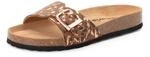 Tamaris Damen Fu&szlig;bett Pantolette flach, braun, 38 EU