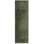 vidaXL Teppich HUARTE Kurzflor Weich und Waschbar Waldgr&uuml;n 80x250 cm