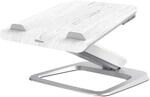 Fellowes 8064401 Hana Laptopstaender wei&szlig; mit USB
