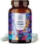 Marine Collagen mit Hyalurons&auml;ure Kapseln | 160 Kapseln | Meeres Kollagen Hydrolysat