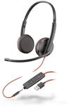 Over-the-head - Binaural - Supra-aural - 7.45 ft Cable - Noise Cancelling Microphone