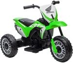 HOMCOM Elektro Kindermotorrad mit Hupe f&uuml;r Kinder von 1,5-3 Jahren Gr&uuml;n 