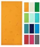ZOLLNER Strandtuch - hautfreundliches und saugstarkes Handtuch in 100x200 cm -